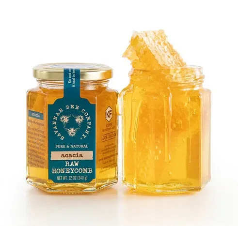Acacia Honeycomb Jar