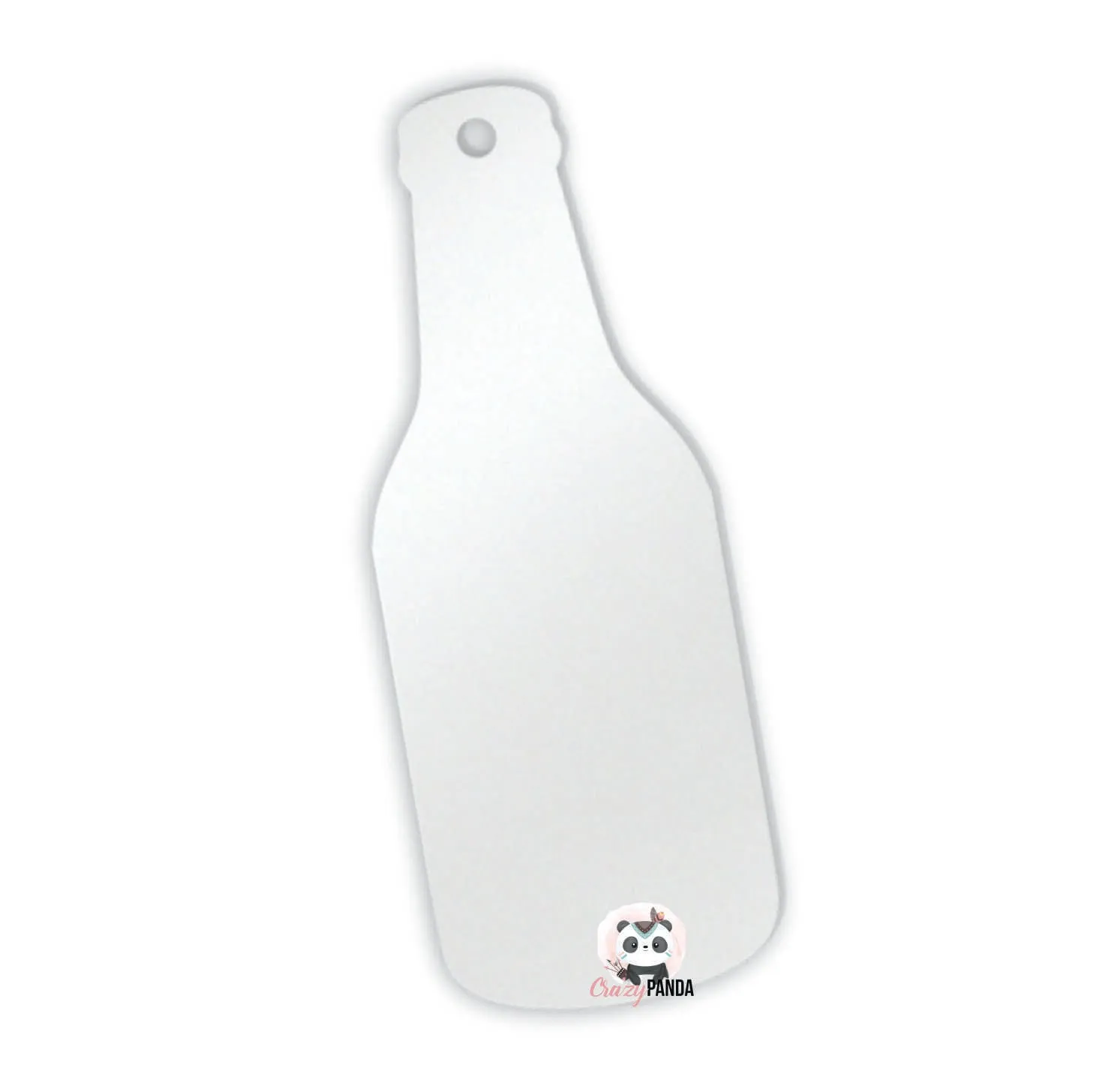 Acrylic Blank Clear Bottle 70x26x3mm