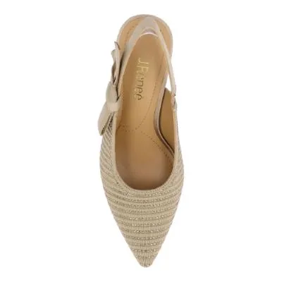 ADILENE-BEIGE FABRIC/STONES | J Renee