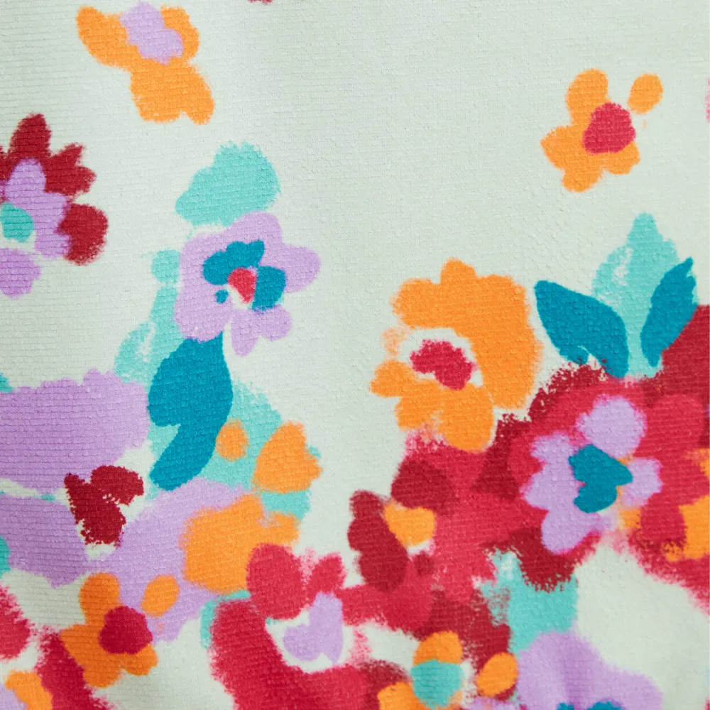 Blurred Floral Wrap Towel