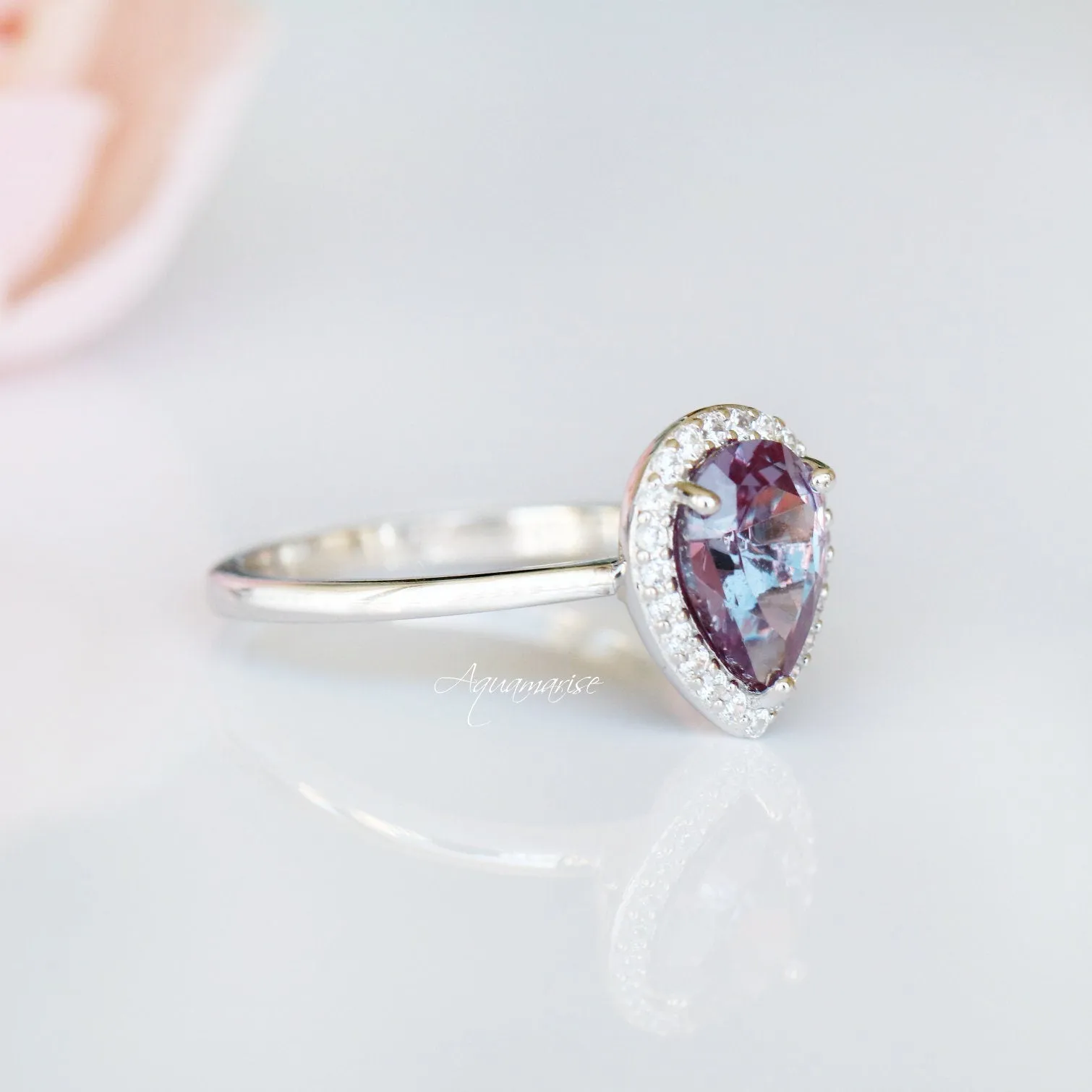Camila Alexandrite Ring- Sterling Silver