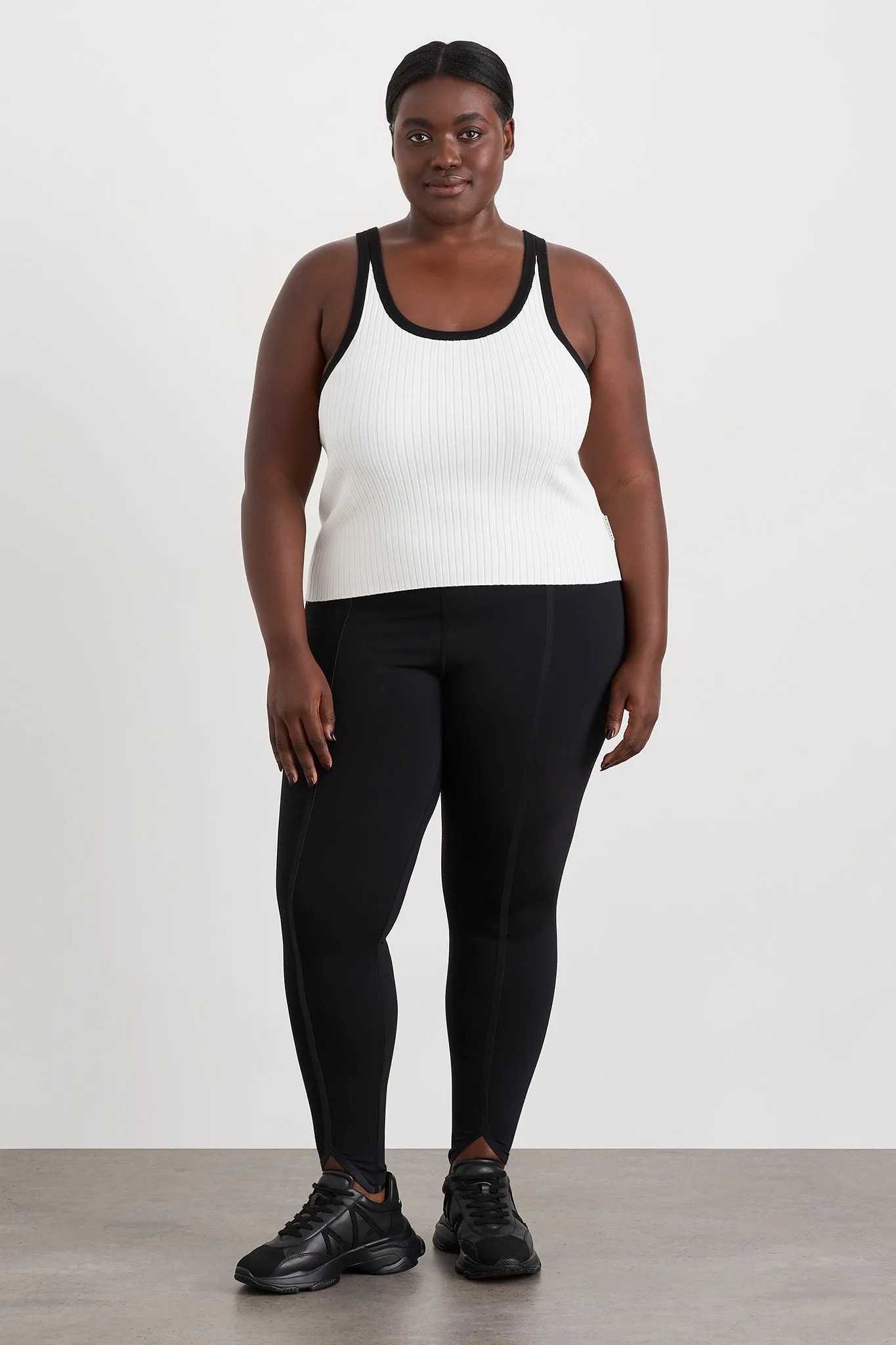 Contrast Knit Tank 142