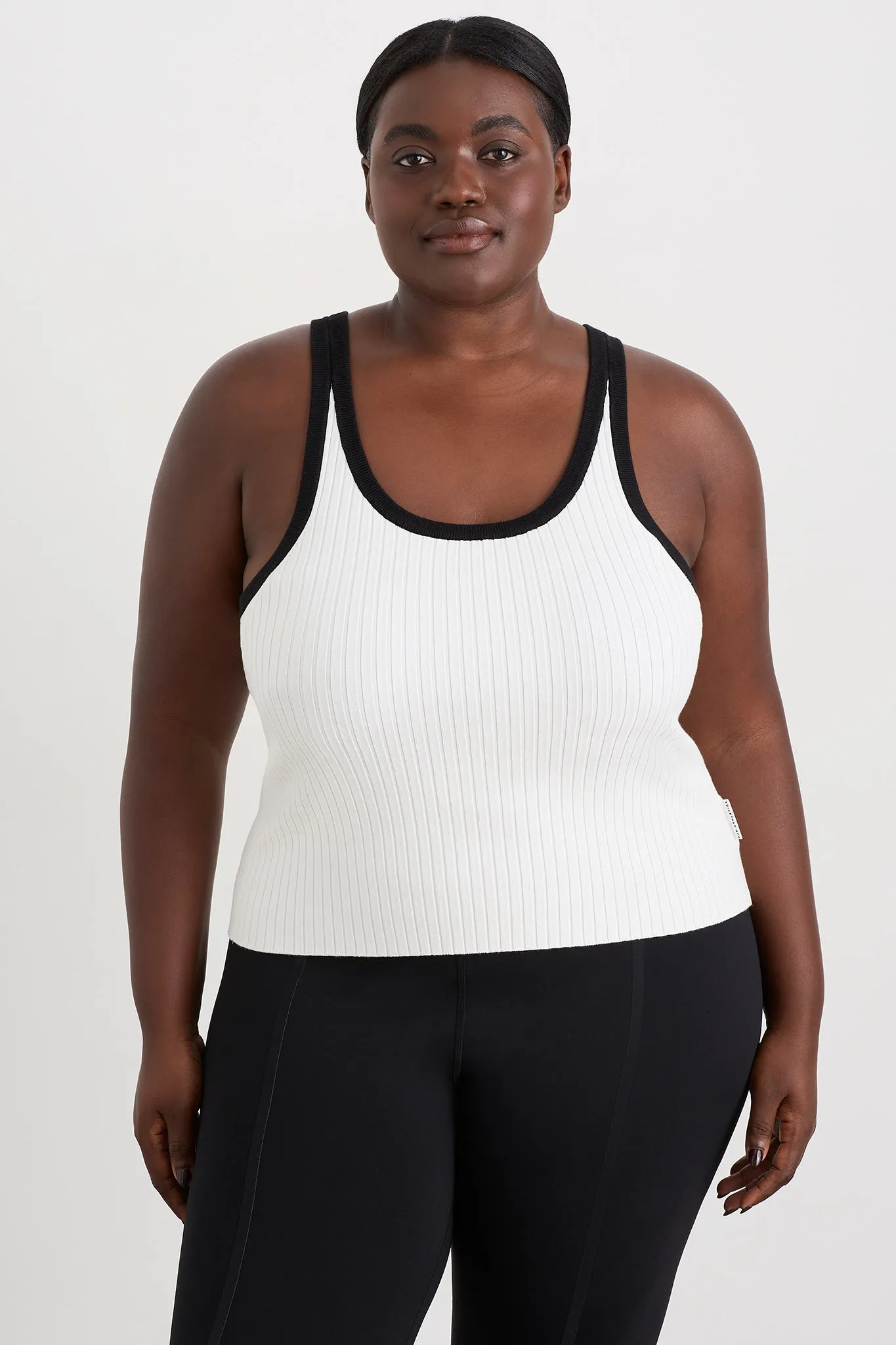Contrast Knit Tank 142