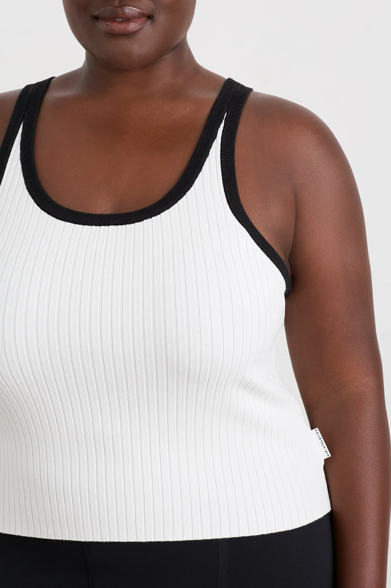 Contrast Knit Tank 142