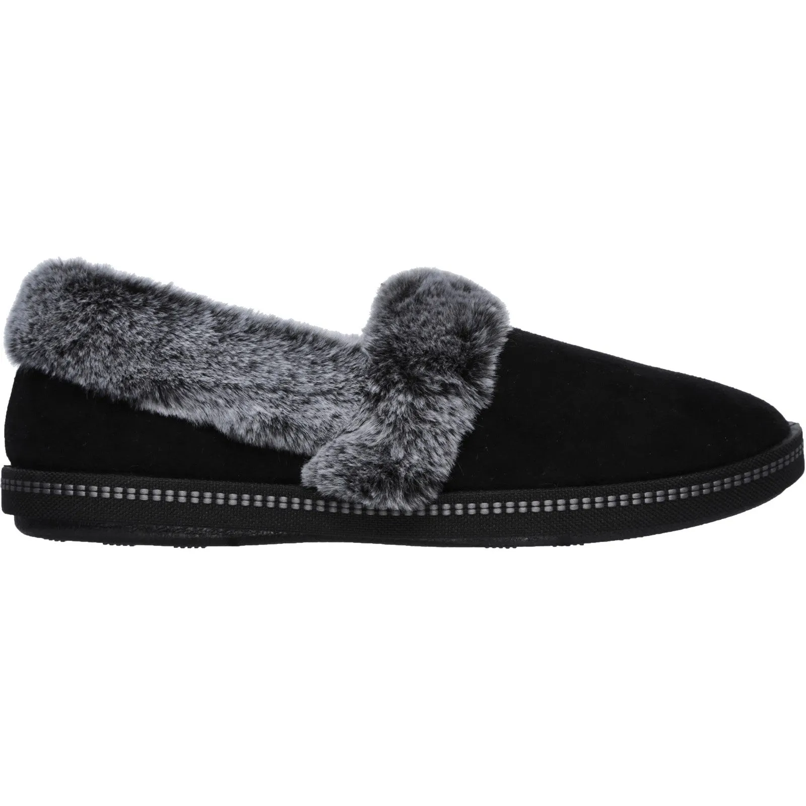 Cozy Campfire-Team Toasty Microfiber Suede Fur Lined Slipper