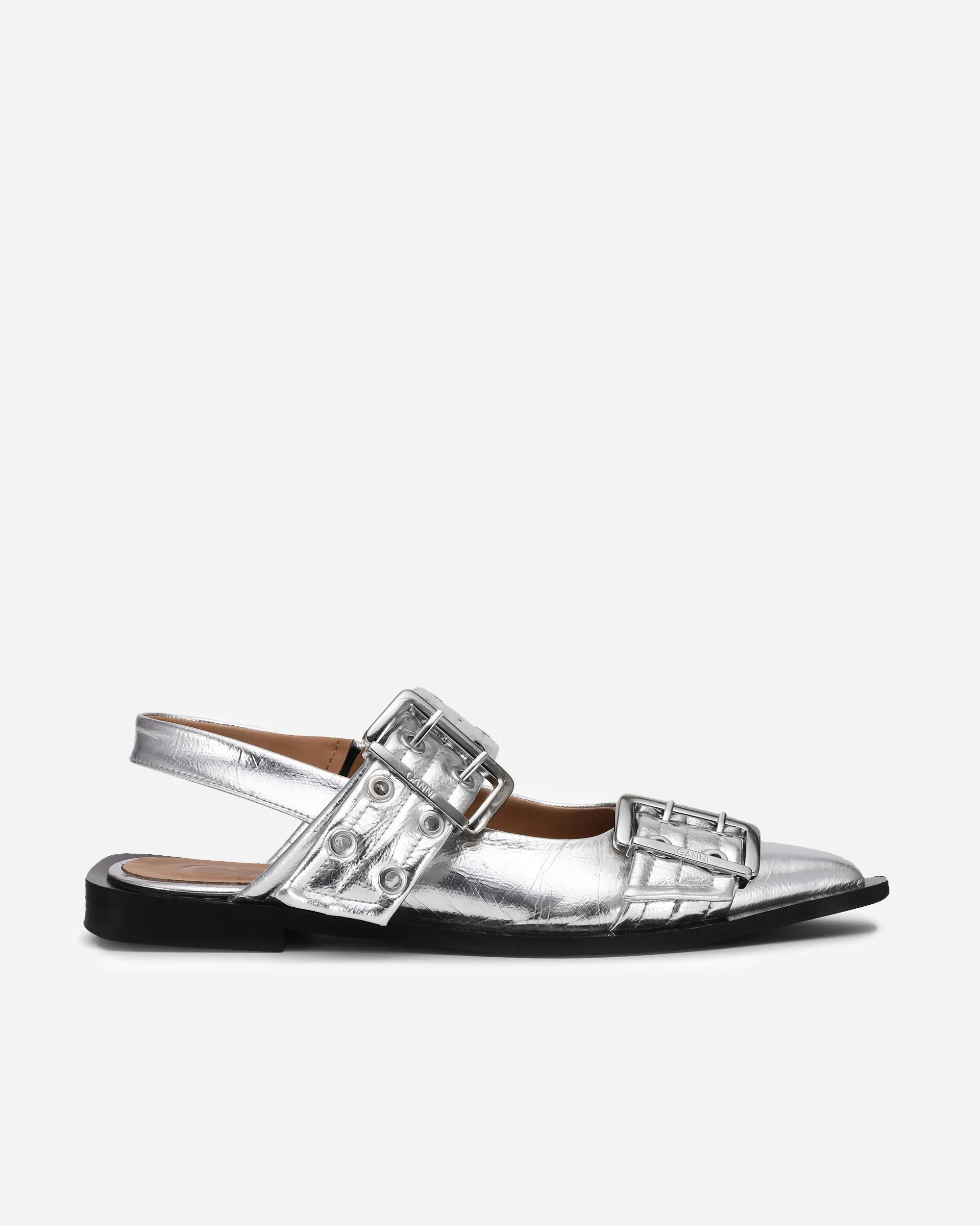 Feminine Buckle Ballerina