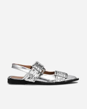 Feminine Buckle Ballerina