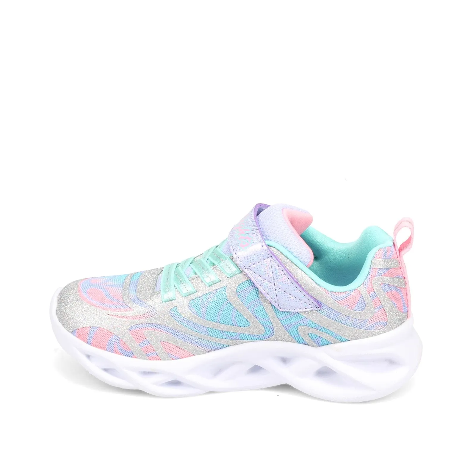 Girl's Skechers, S Lights: Twisty Brights - Dazzle Flash Sneaker - Little Kid