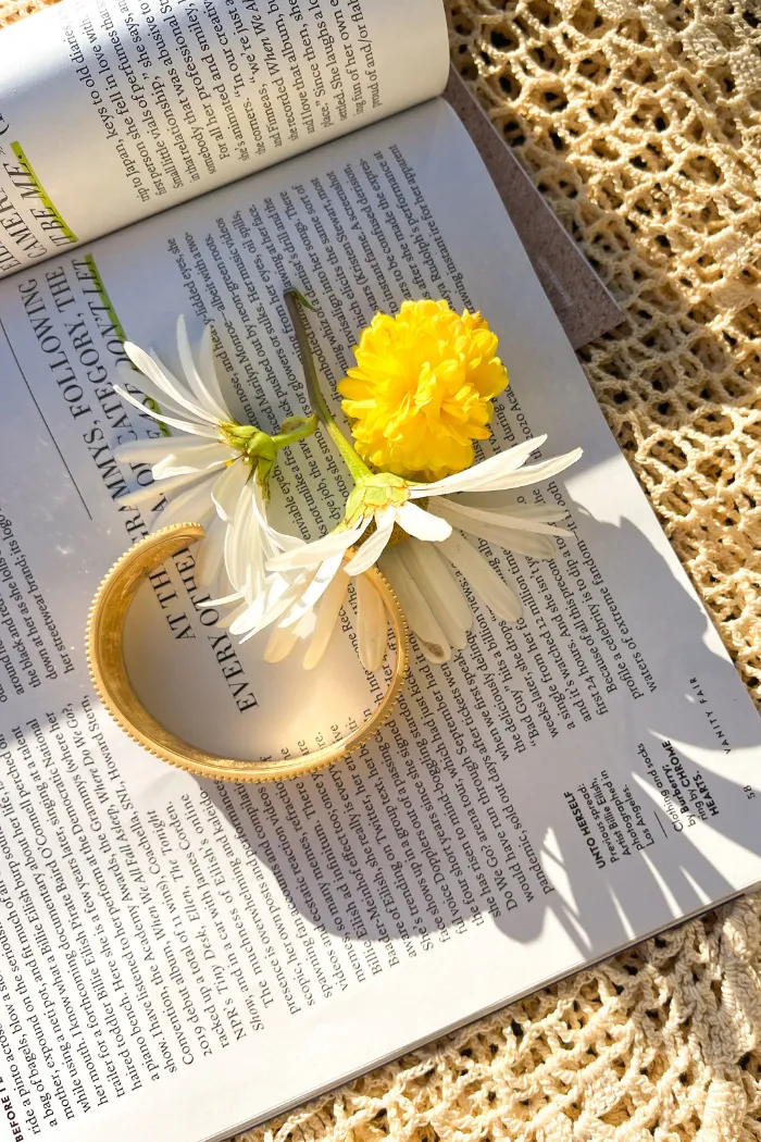 Gold Clover Cuff