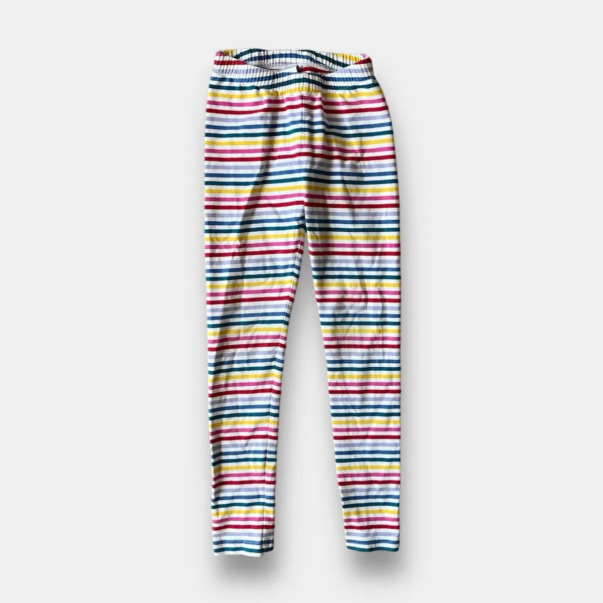 Hanna Andersson Printed Rainbow Stripe Leggings 130 cm 8