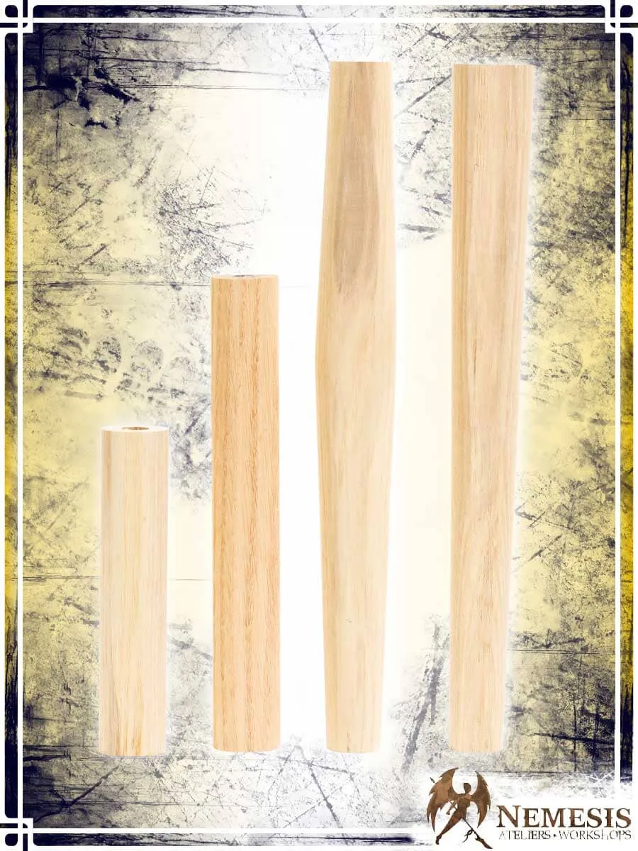 Hardwood double conical handle - Nemesis