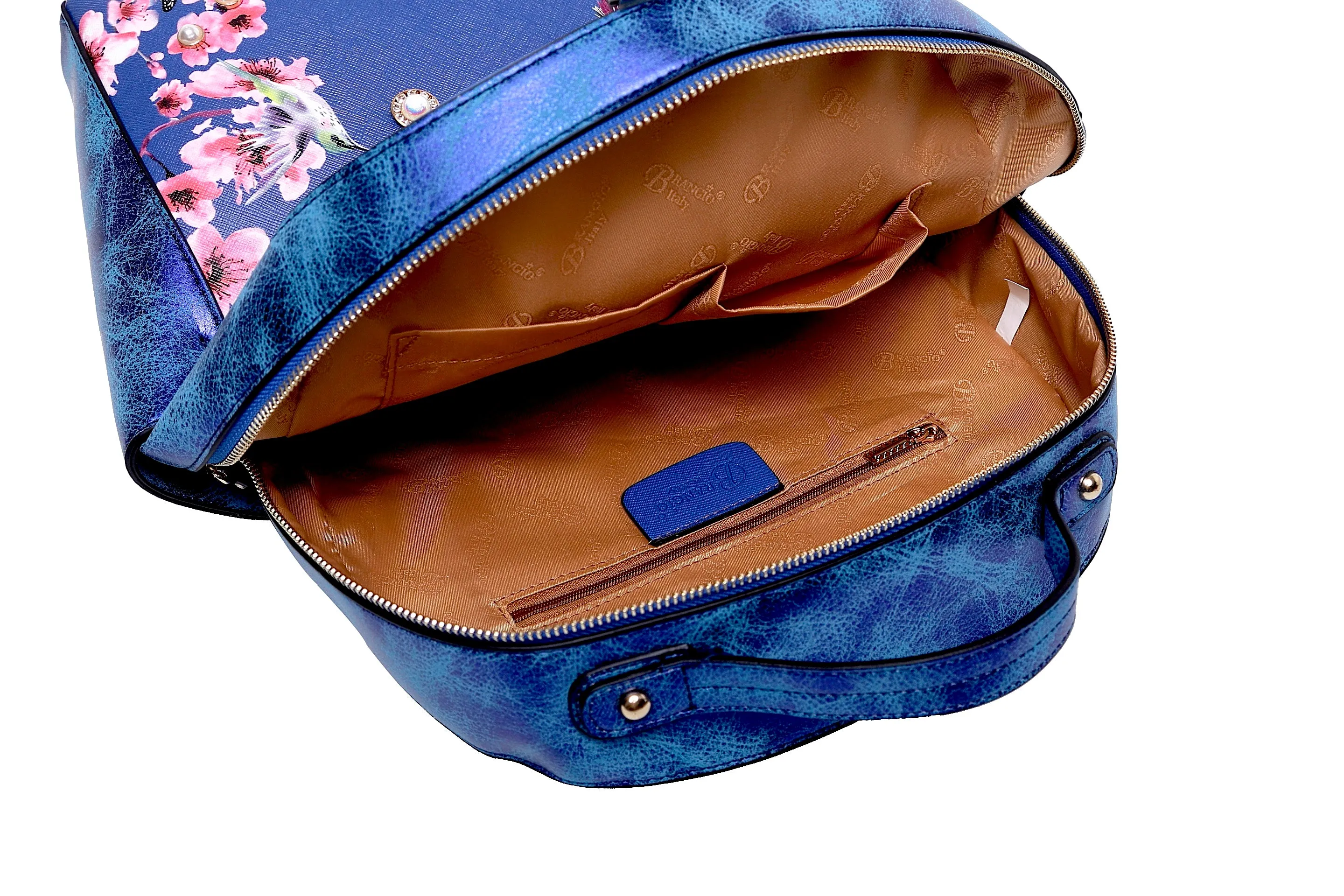 Hummingbird Bloom Crystal Laced Scratch & Stain Resistant Backpack
