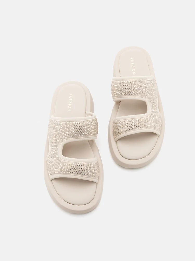 Jeannette Flyknit Crystal Night Slides