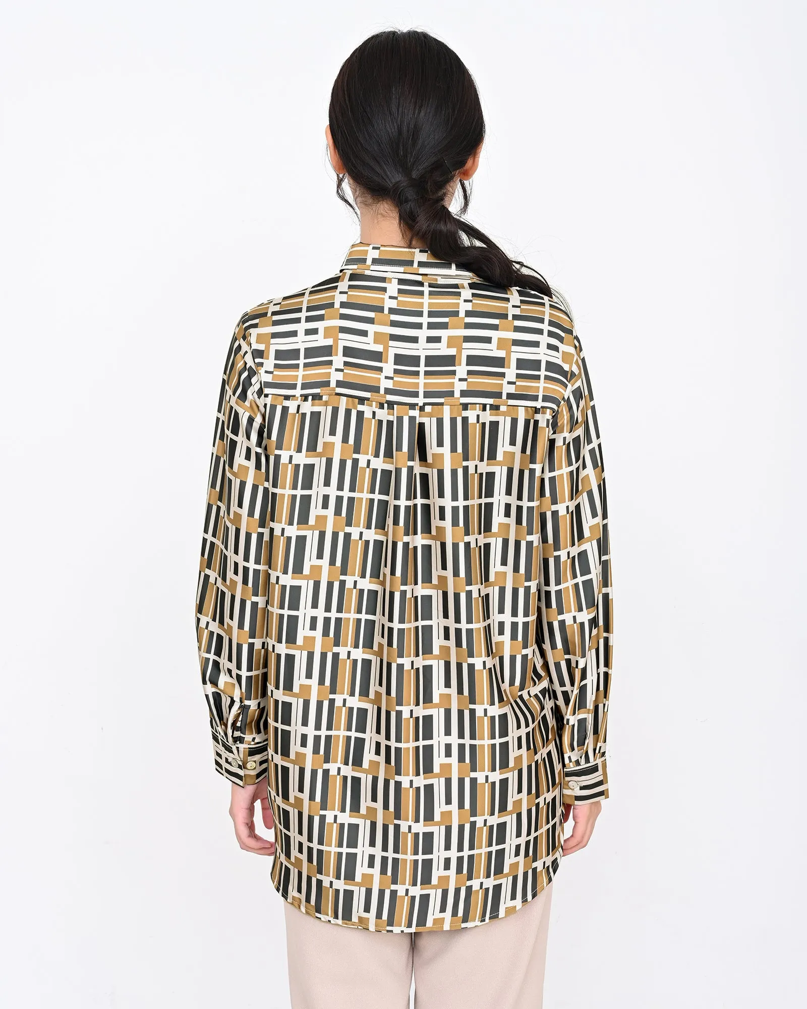 LAIRA SATEEN SHIRT