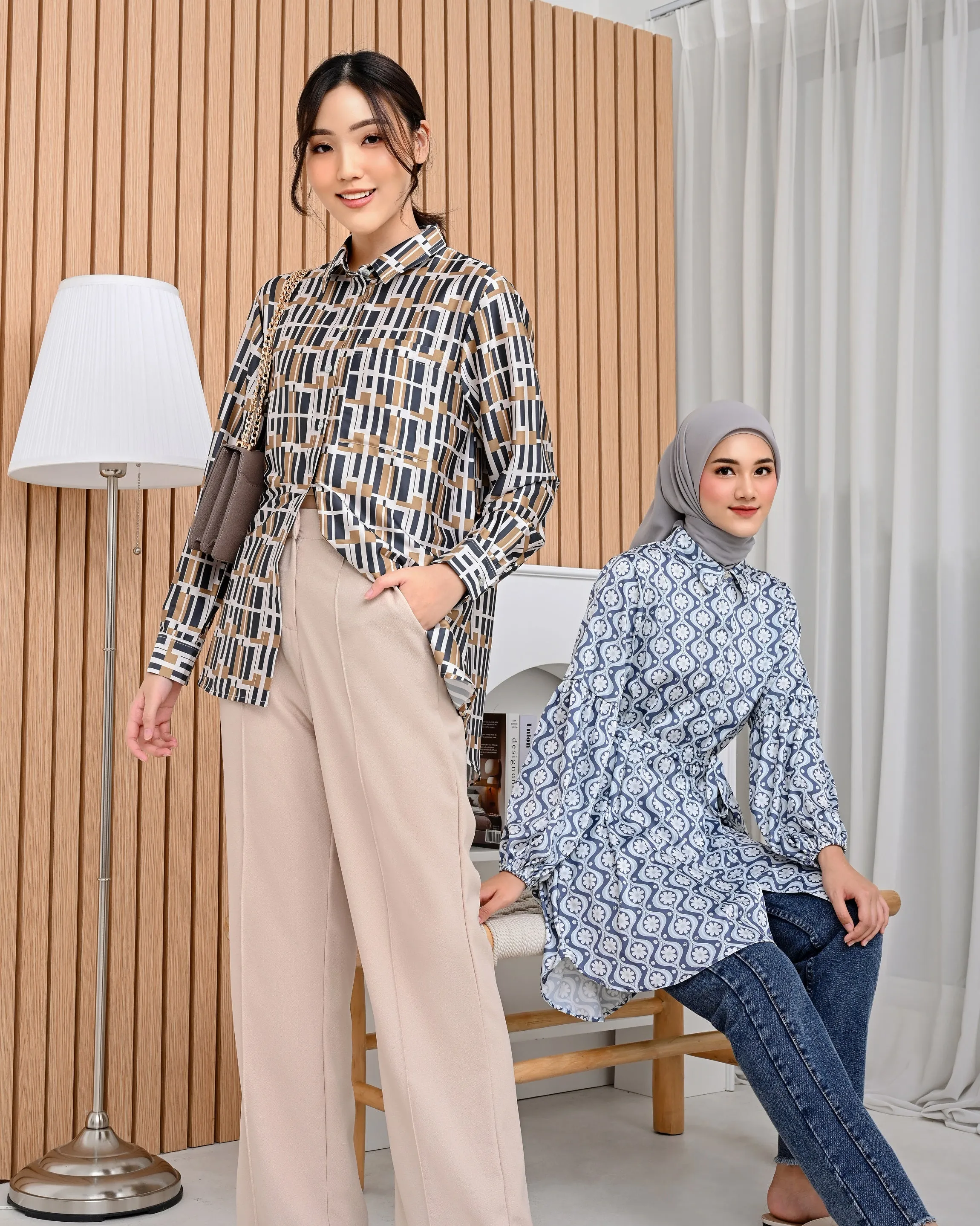 LAIRA SATEEN SHIRT