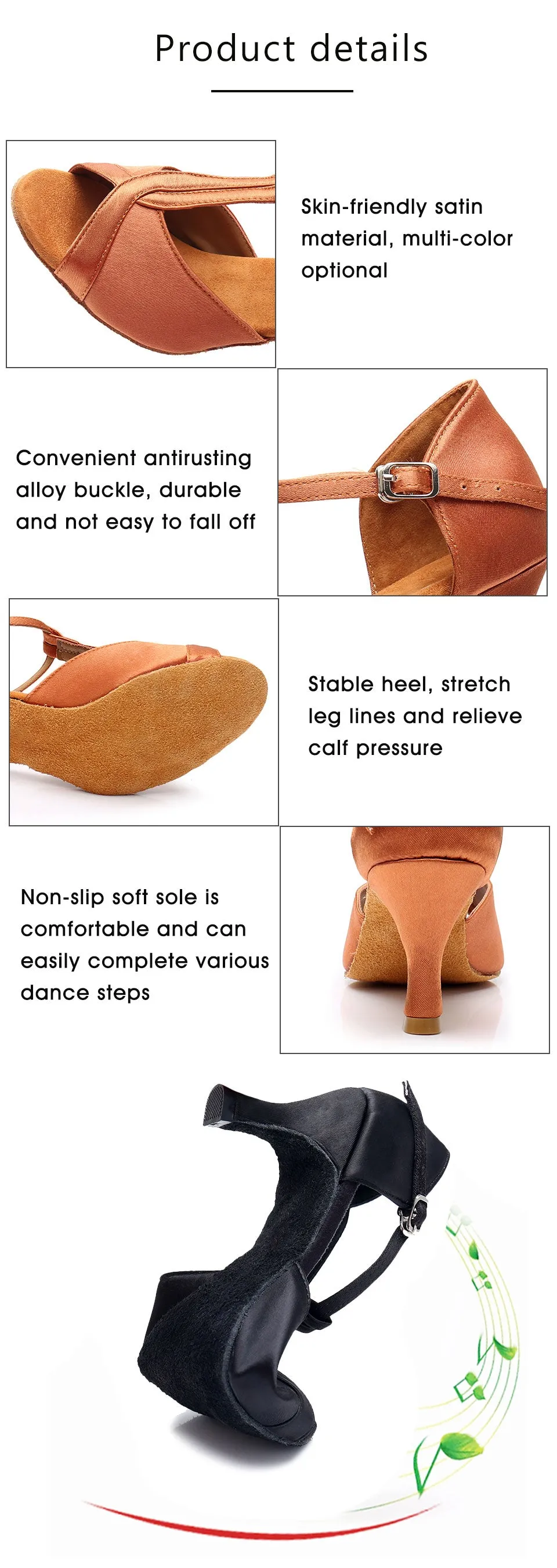 #LH808 Best Seller!!! Ballroom- Latin- Cha Cha- Tango- Salsa Dance Shoes