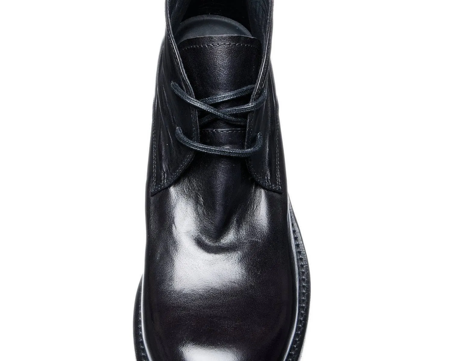 Men's Leather Marten Boots - Goodyear Welt, Thick Sole, Durable Skin Boots