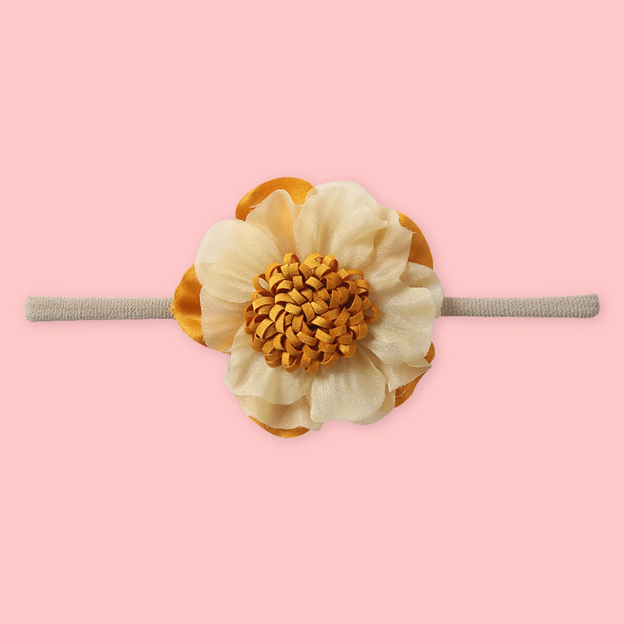 Polka Tots Floral Headbands Set - Multicolor