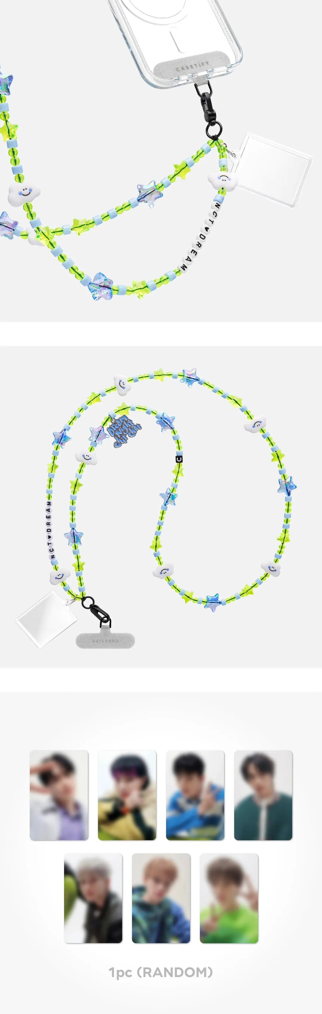 (PRE-ORDER) NCT DREAM - [NCT DREAM X CASETiFY] OFFICIAL MD Starry Sky Cross Body Charm