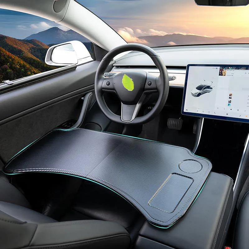 TAPTES® Car Foldable Laptop Working Desk for Tesla Model 3 Model Y
