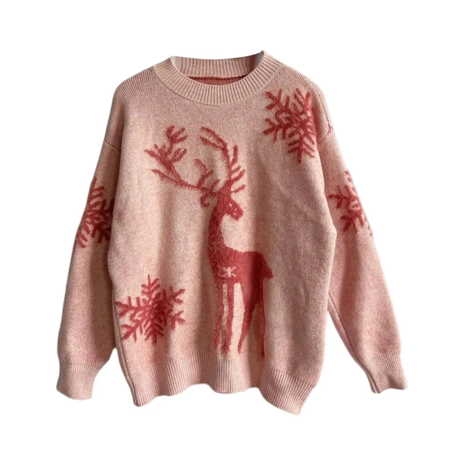Women's Long Sleeved Crew Collar Striped Crop Sweater Sweaters Shirt Classic Sweaters for Women Women Pullover Sweaters Trendy