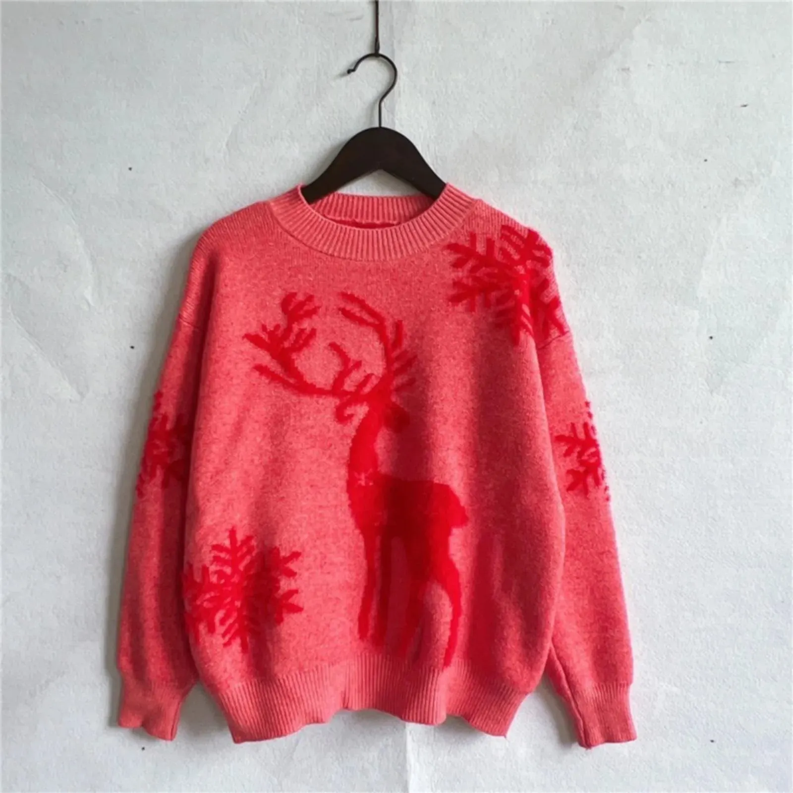 Women's Long Sleeved Crew Collar Striped Crop Sweater Sweaters Shirt Classic Sweaters for Women Women Pullover Sweaters Trendy